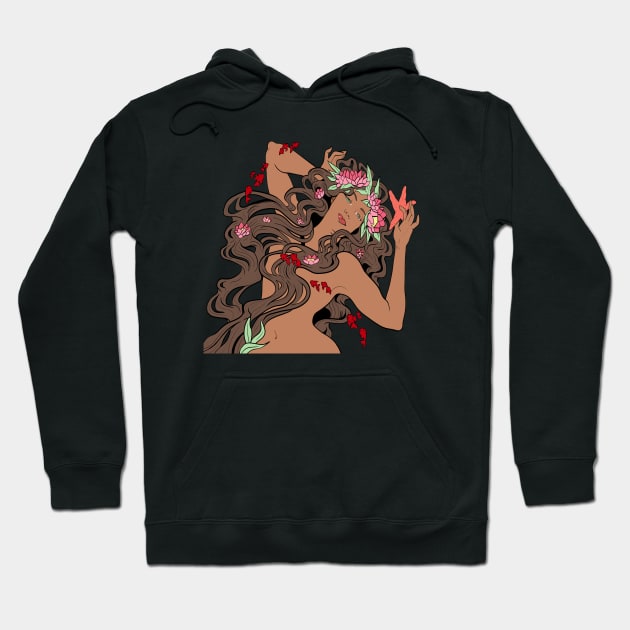 NOUVEAU GIRL Hoodie by MAYRAREINART